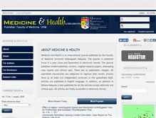 Tablet Screenshot of medicineandhealthukm.com